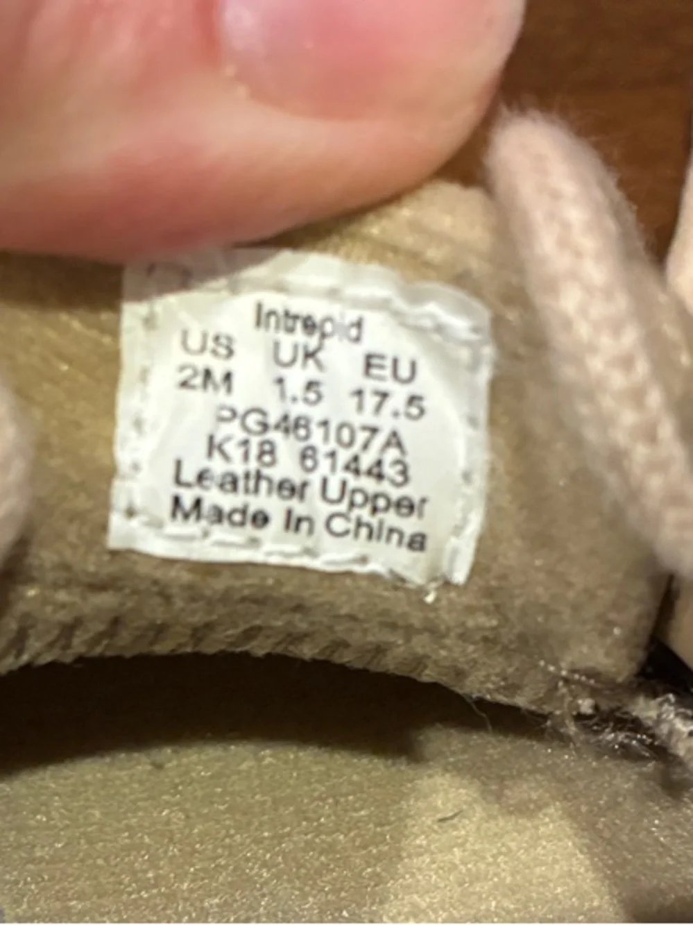 New Sperry Intrepid Size 2 Crib Shoes - Linen/Oat Top Siders Boat Shoes (ABBA)